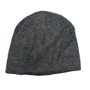 Target Toddler Kids Gray Knit Beanie Hat Charcoal Heather 2T-5T RN17730